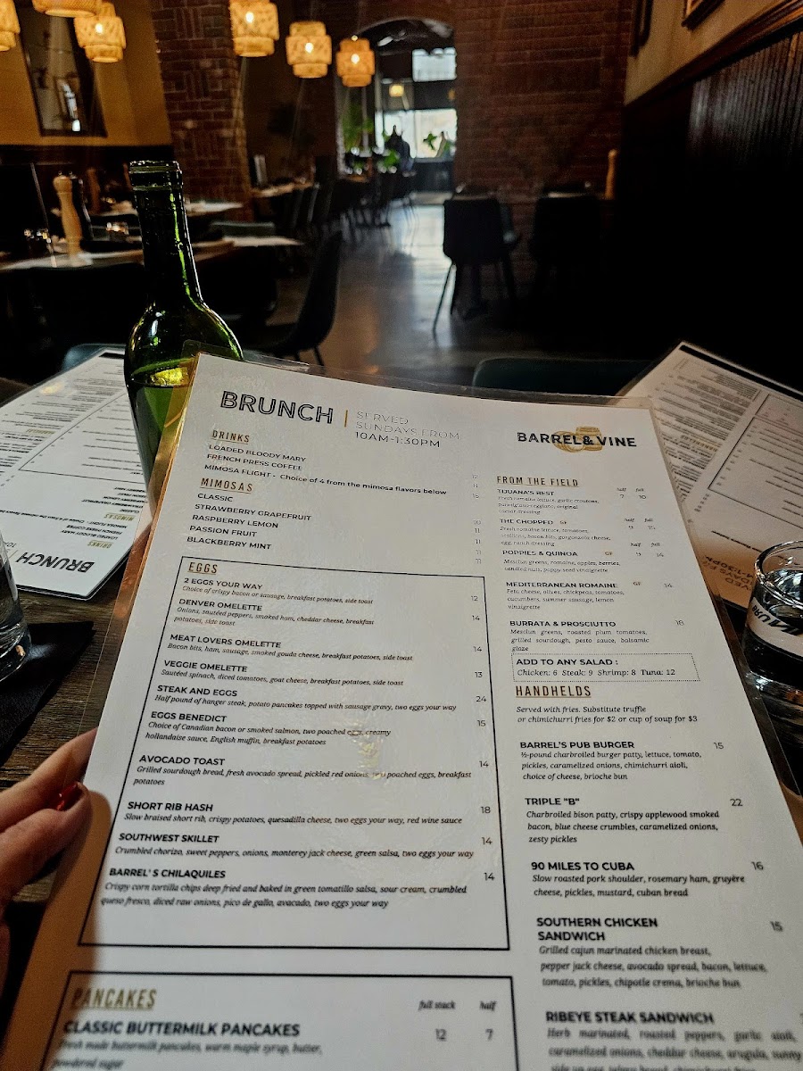 Menu Barrel & Vine-2
