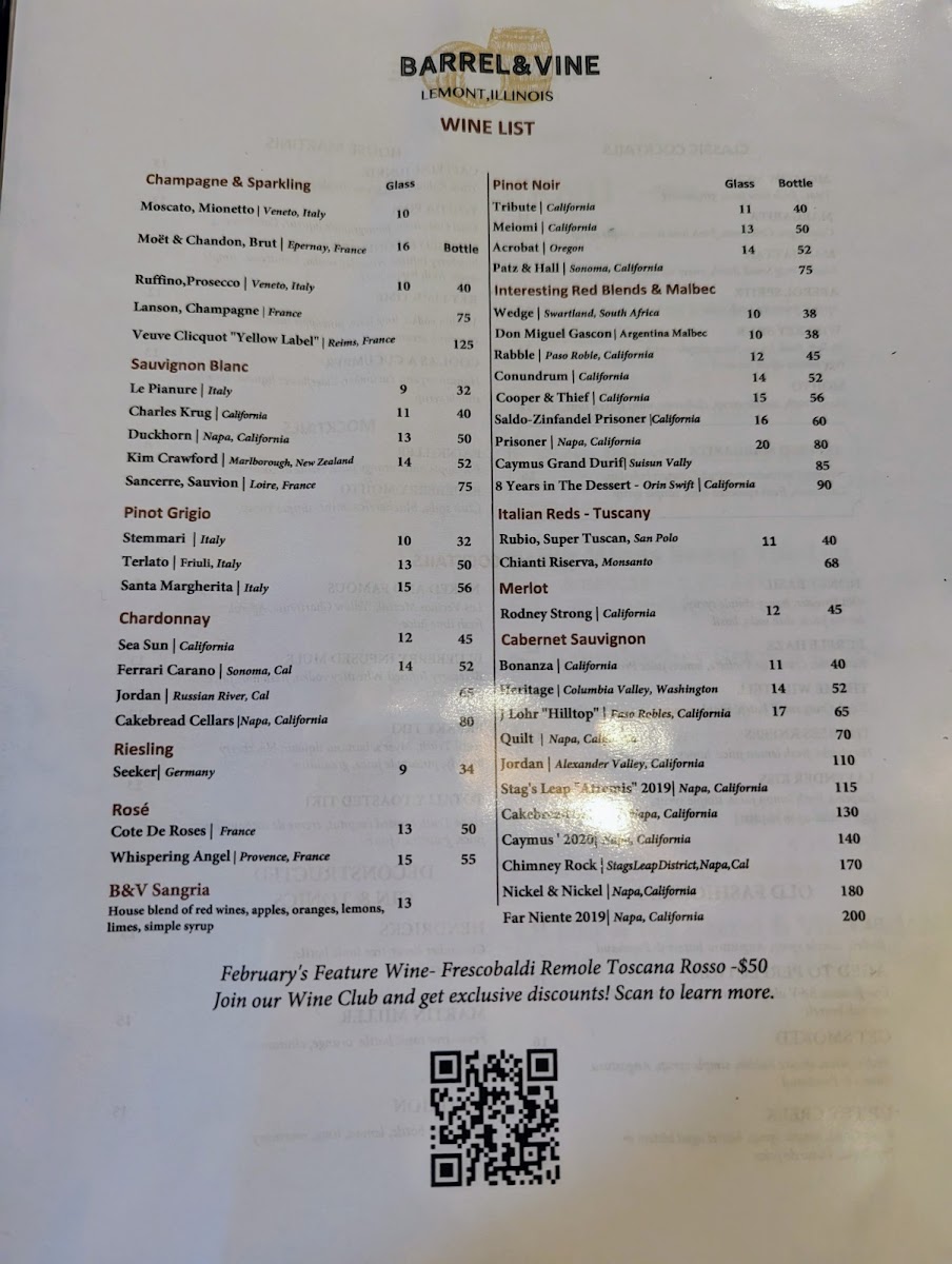 Menu Barrel & Vine-5